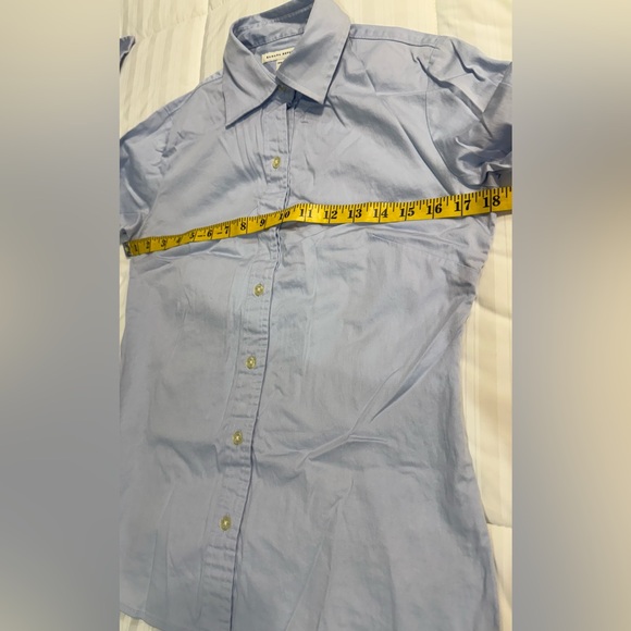 Banana Republic button up shirt. Baby blue. Size S - Picture 6 of 9